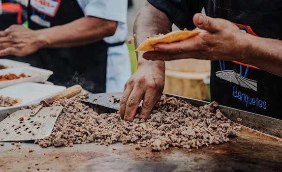 al pastor tacos with pineapple